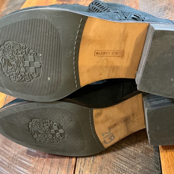 Vince Camuto Karinda Over The Knee Suede Boots Women’s Size 6 Black - Picture 12 of 15